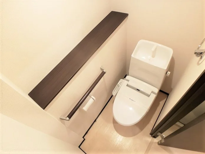 快適な温水洗浄便座付き