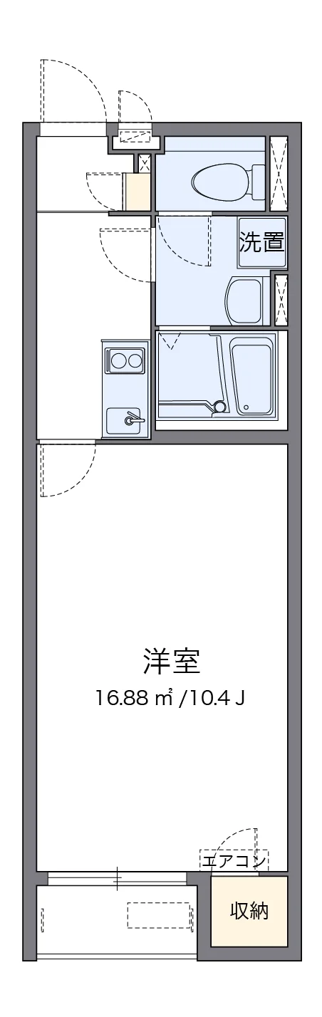 代表的な間取のため実際の間取とは異なる場合があります