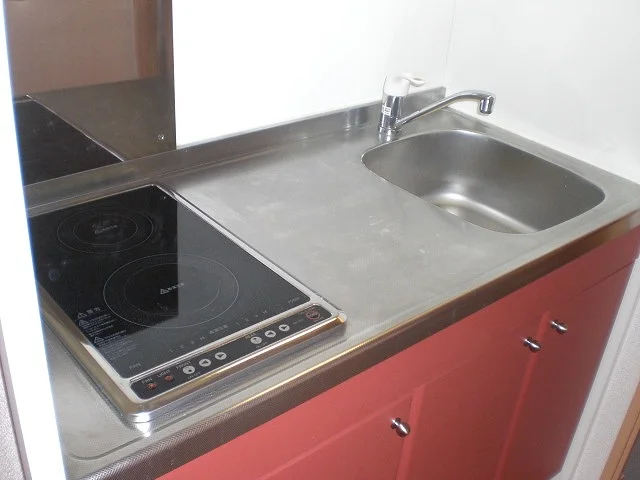 電気コンロ付