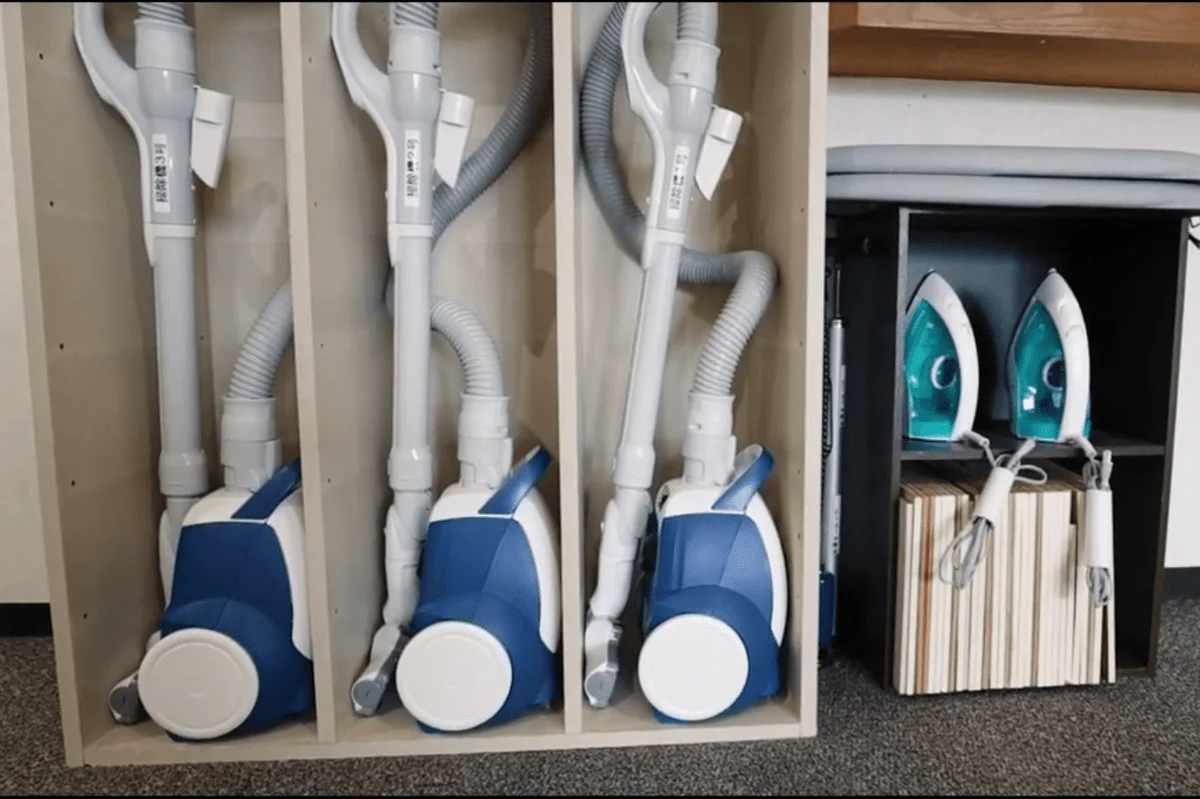 ◆掃除機、アイロンは無料で利用可能♪