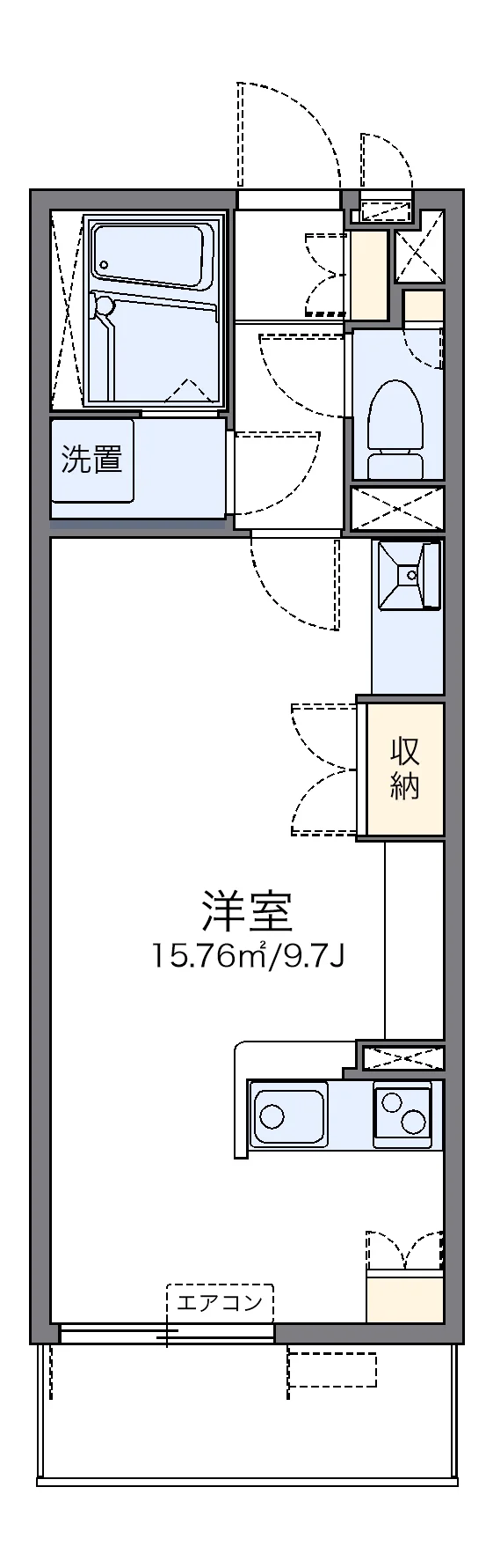 代表的な間取のため実際の間取とは異なる場合があります