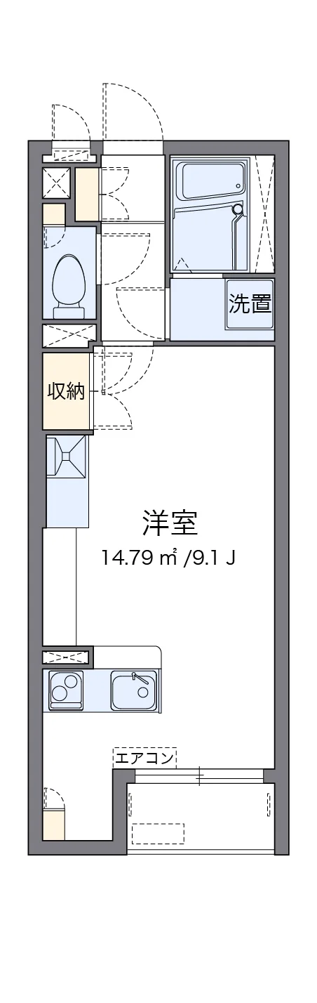 代表的な間取のため実際の間取とは異なる場合があります