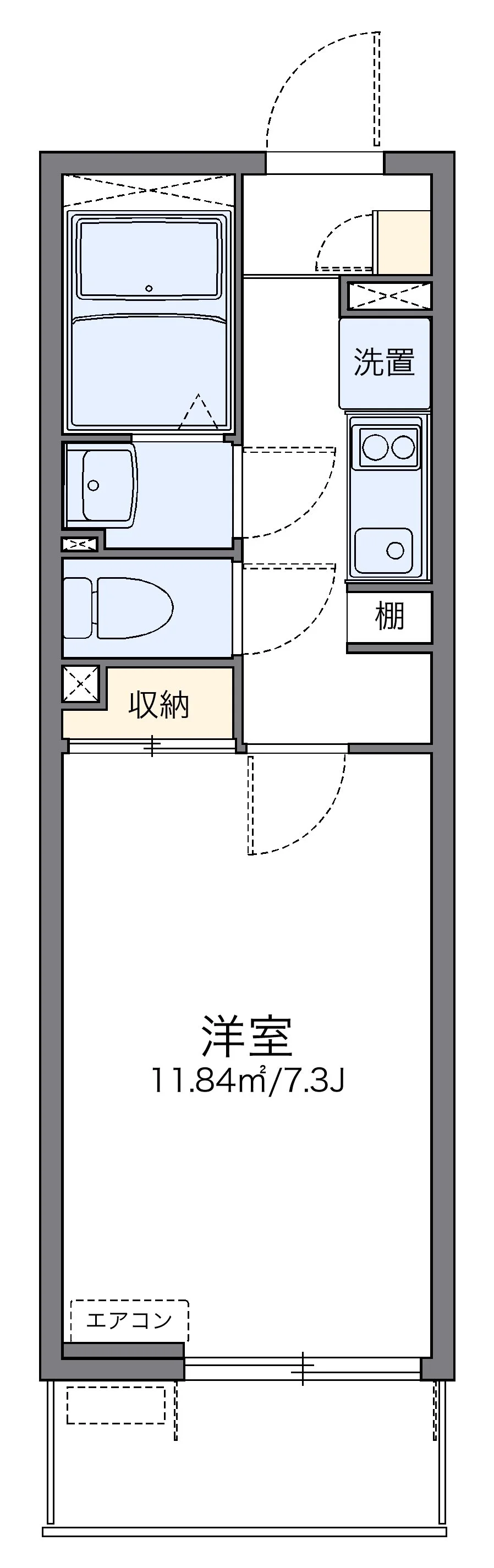 代表的な間取のため実際の間取とは異なる場合があります