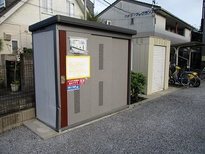 入居者様専用ゴミ庫です。