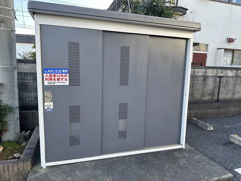 入居者様専用ゴミ庫となります