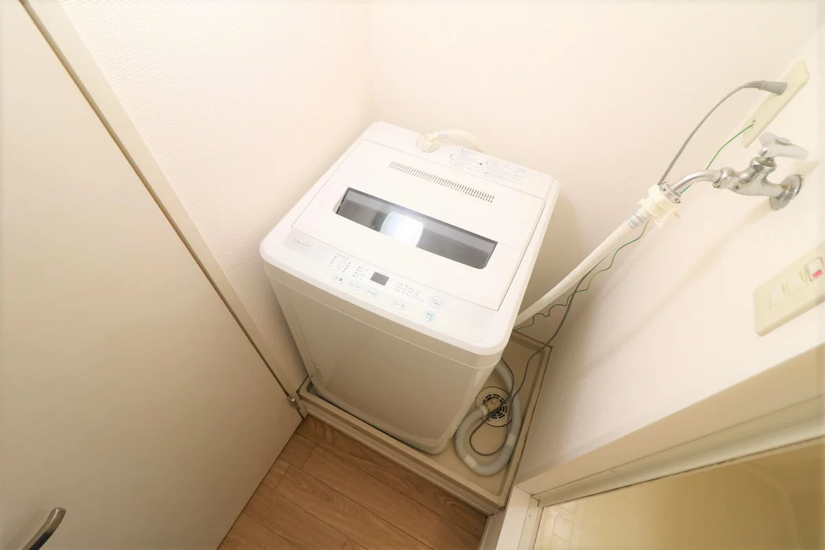 室内洗濯機完備によりお手軽に引越しが可能！