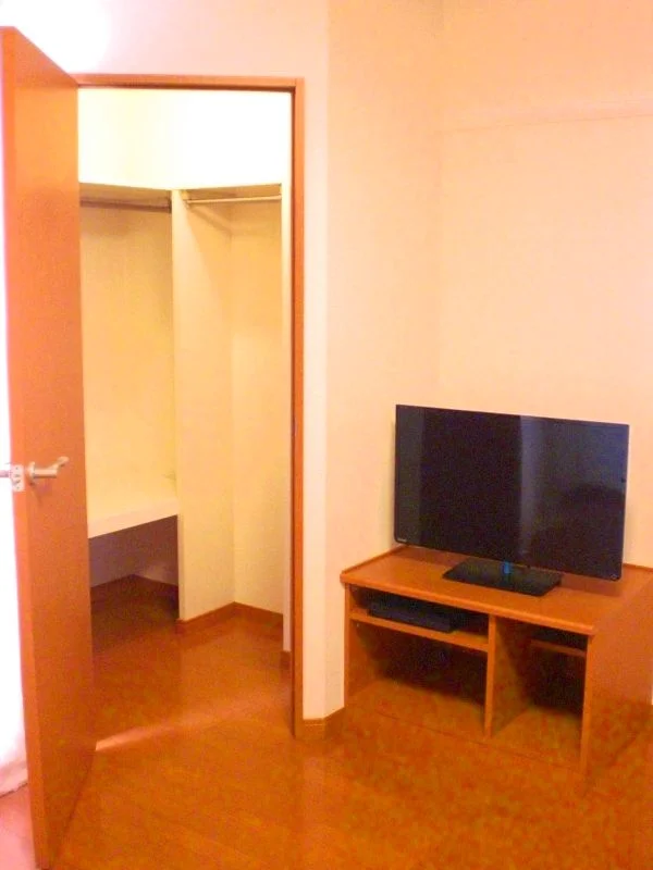 居室奥にはウォークインクローゼットが付いています。