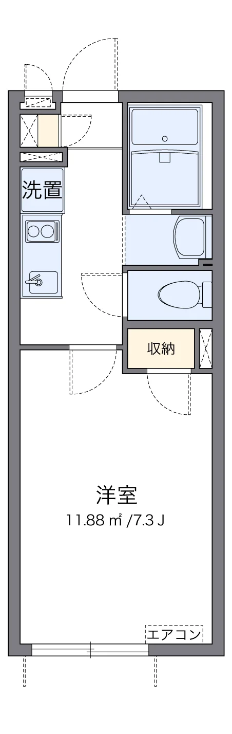 代表的な間取のため実際の間取とは異なる場合があります