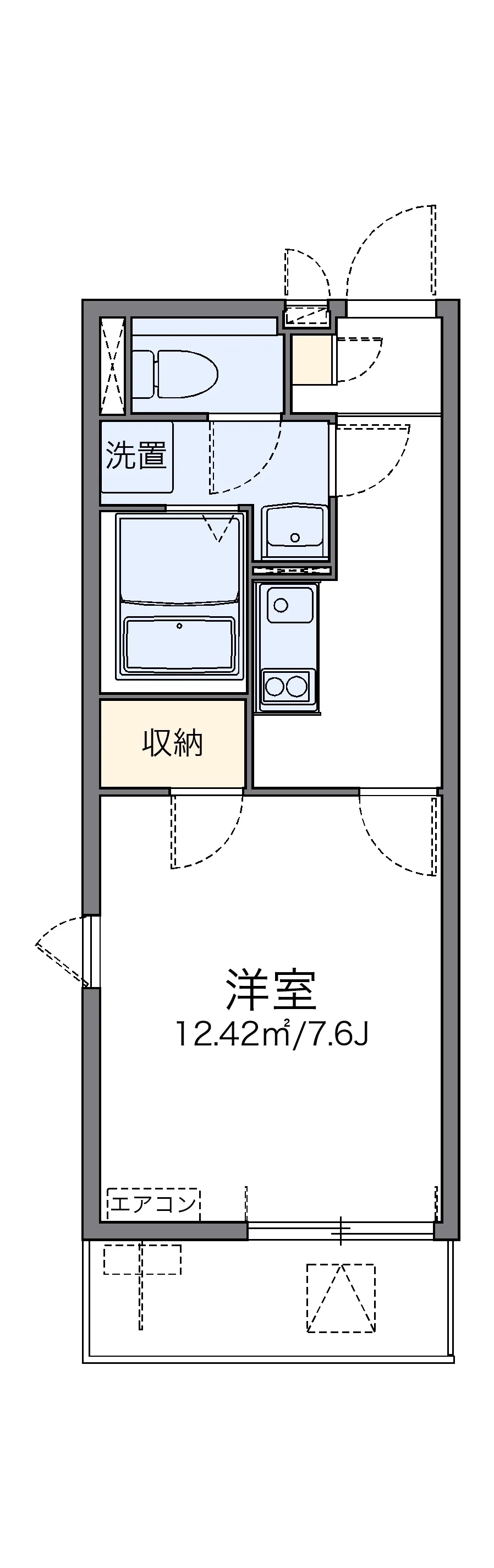 代表的な間取のため実際の間取とは異なる場合があります