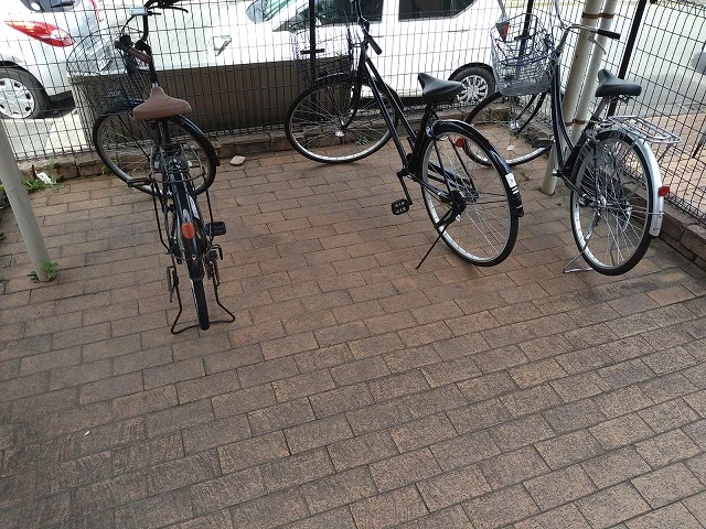 駐輪場　原付＆自転車のみ駐輪可能