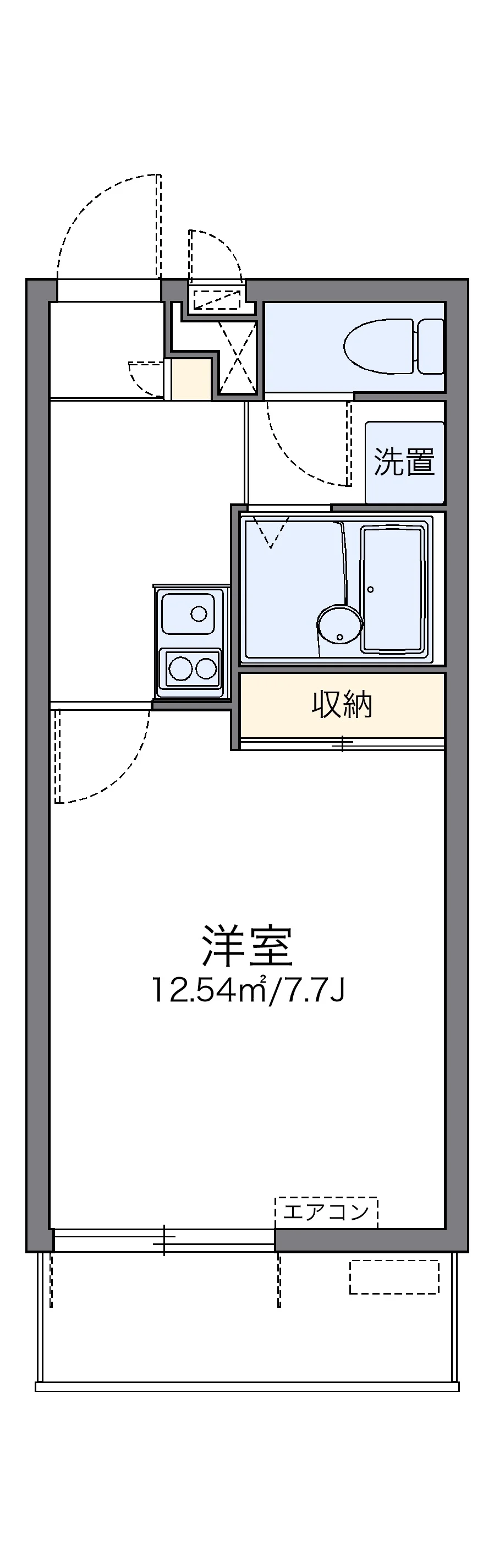 代表的な間取のため実際の間取とは異なる場合があります