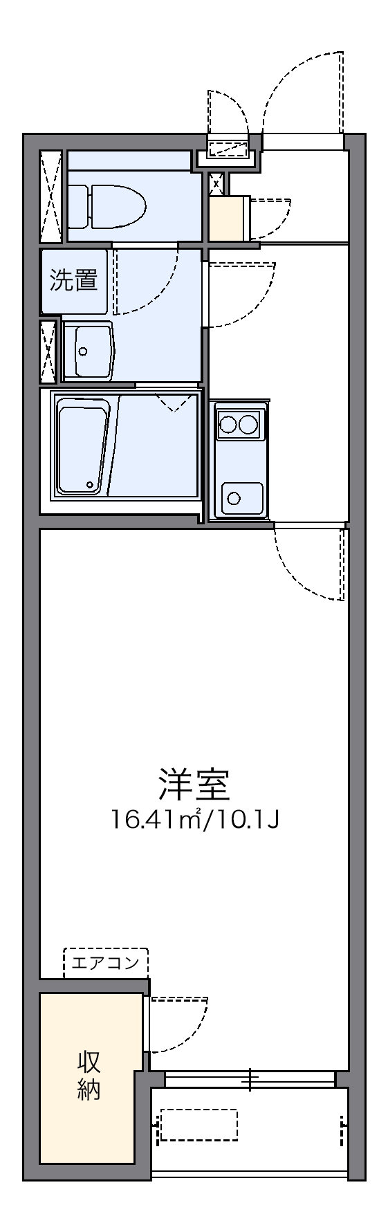 代表的な間取のため実際の間取とは異なる場合があります
