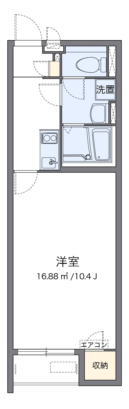 代表的な間取のため実際の間取とは異なる場合があります