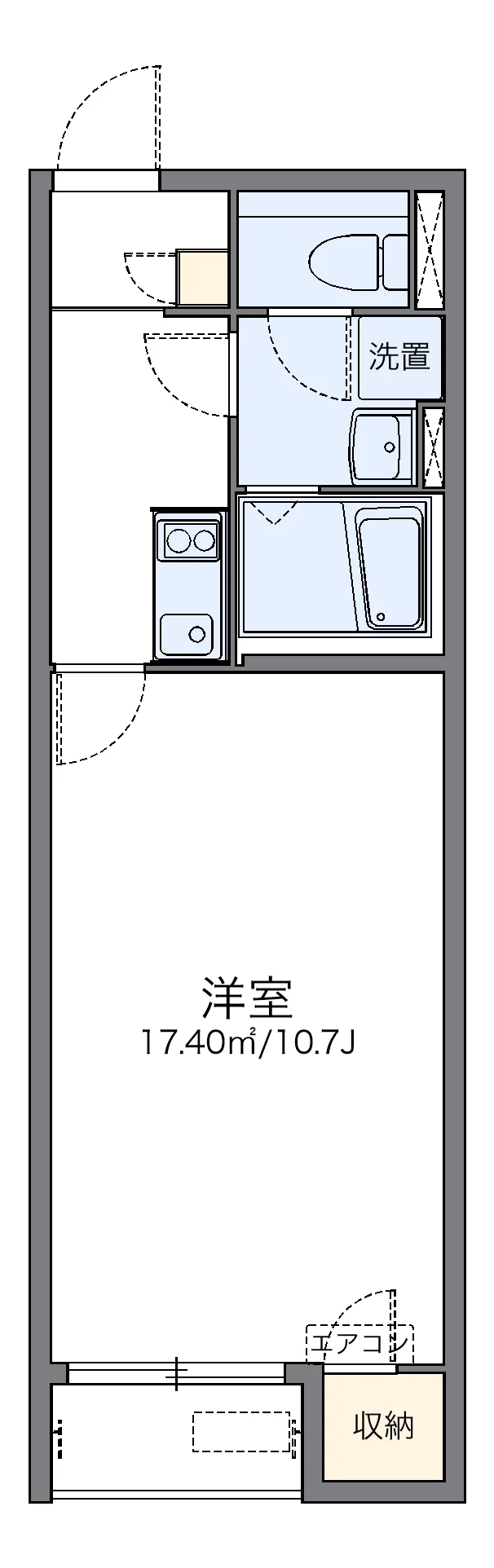 代表的な間取のため実際の間取とは異なる場合があります