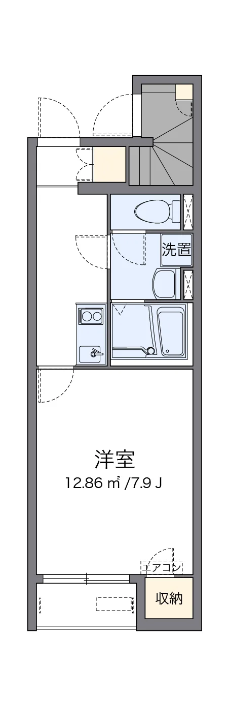 代表的な間取のため実際の間取とは異なる場合があります
