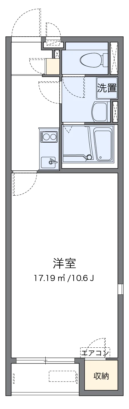 代表的な間取のため実際の間取とは異なる場合があります