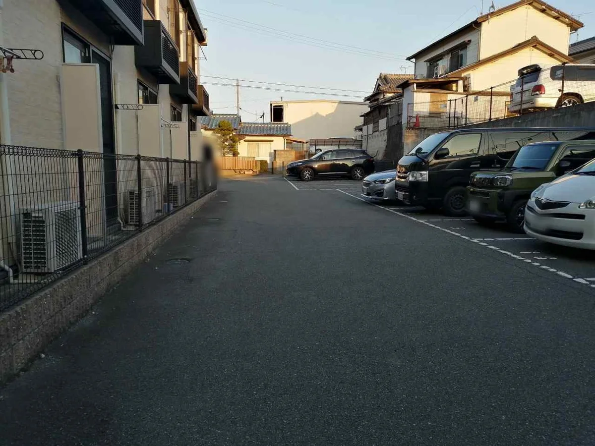広々とした駐車場です。