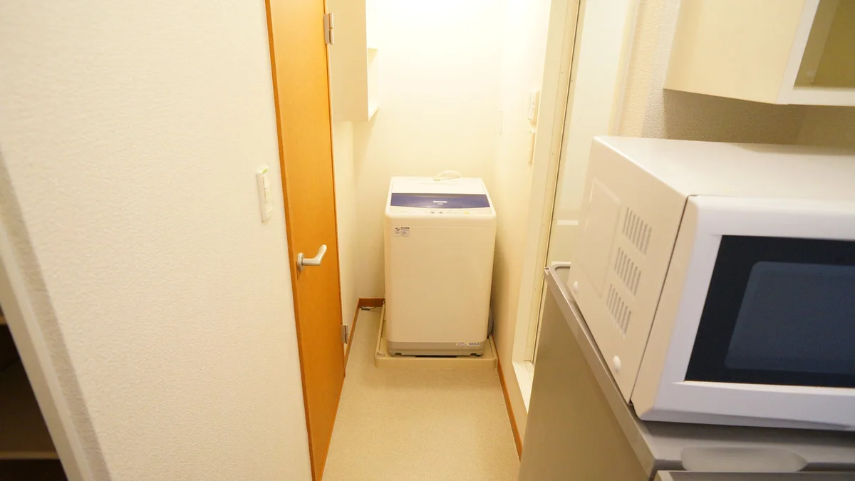 便利な室内洗濯機置き場♪