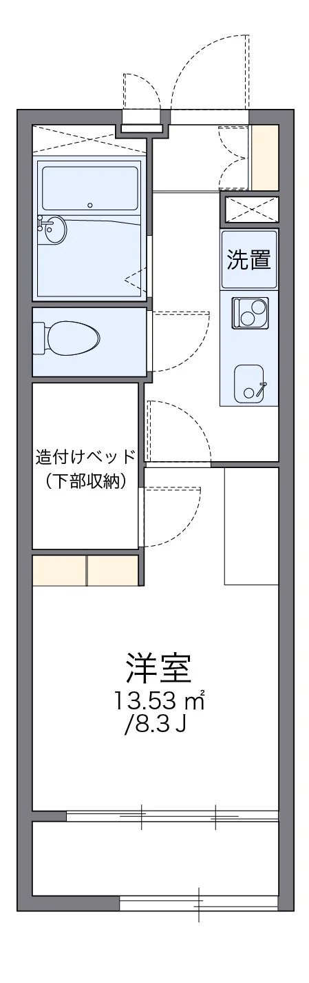 代表的な間取のため実際の間取とは異なる場合があります