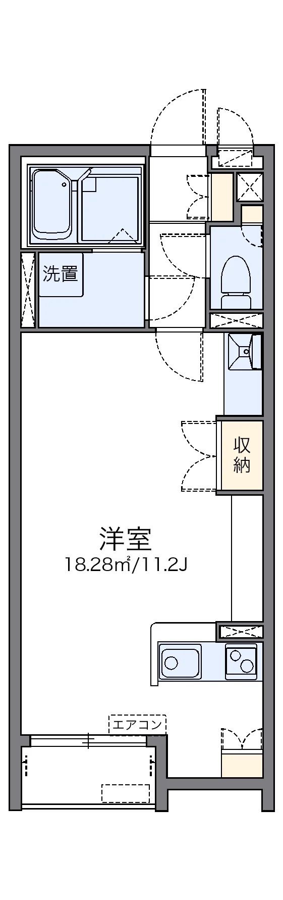 代表的な間取のため実際の間取とは異なる場合があります