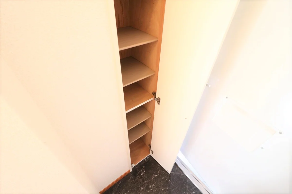 シューズボックス完備により女性でも安心