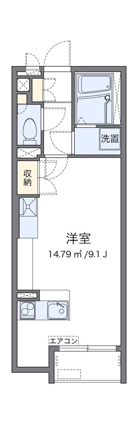 代表的な間取のため実際の間取とは異なる場合があります