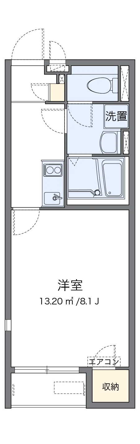 代表的な間取のため実際の間取とは異なる場合があります