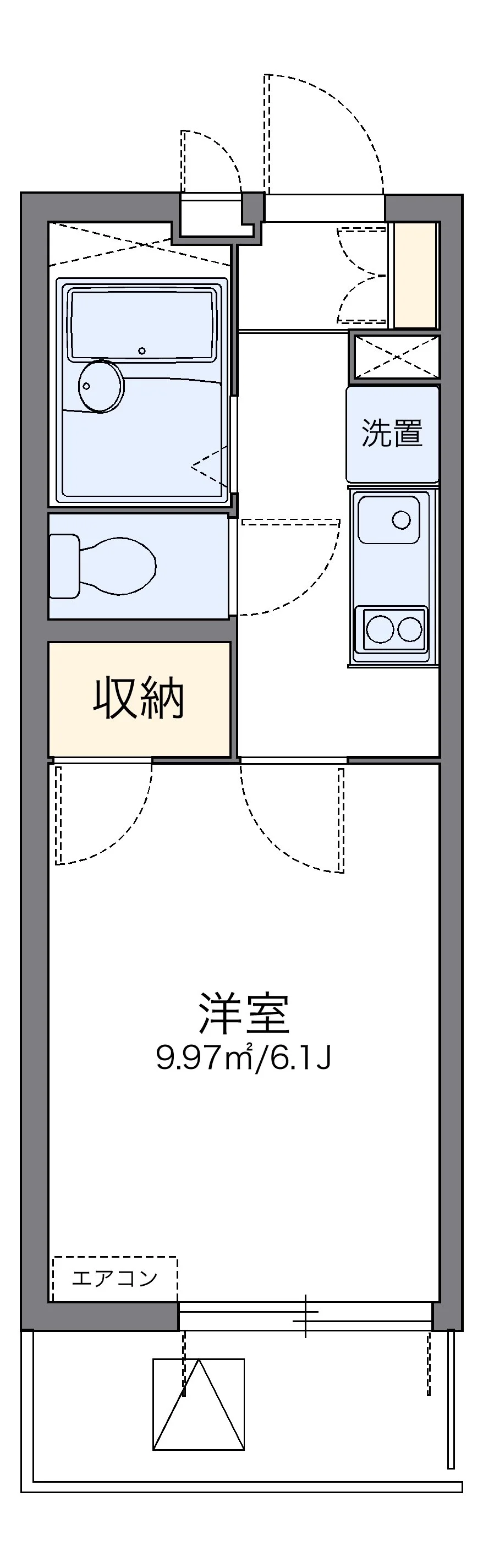 代表的な間取のため実際の間取とは異なる場合があります