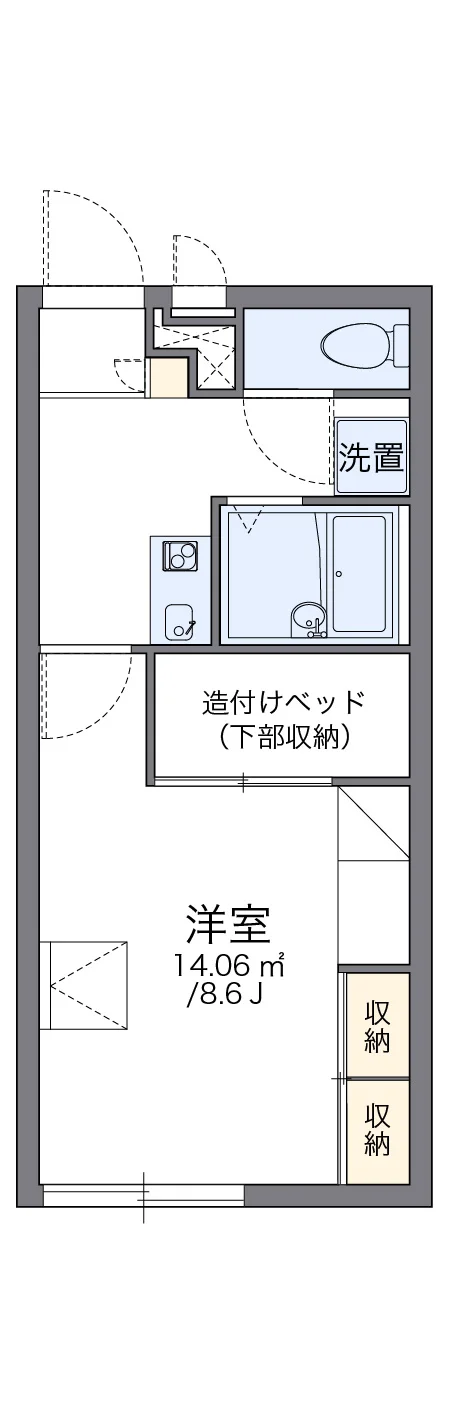 代表的な間取のため実際の間取とは異なる場合があります