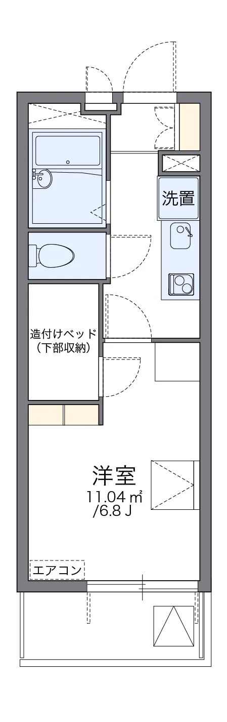 代表的な間取のため実際の間取とは異なる場合があります