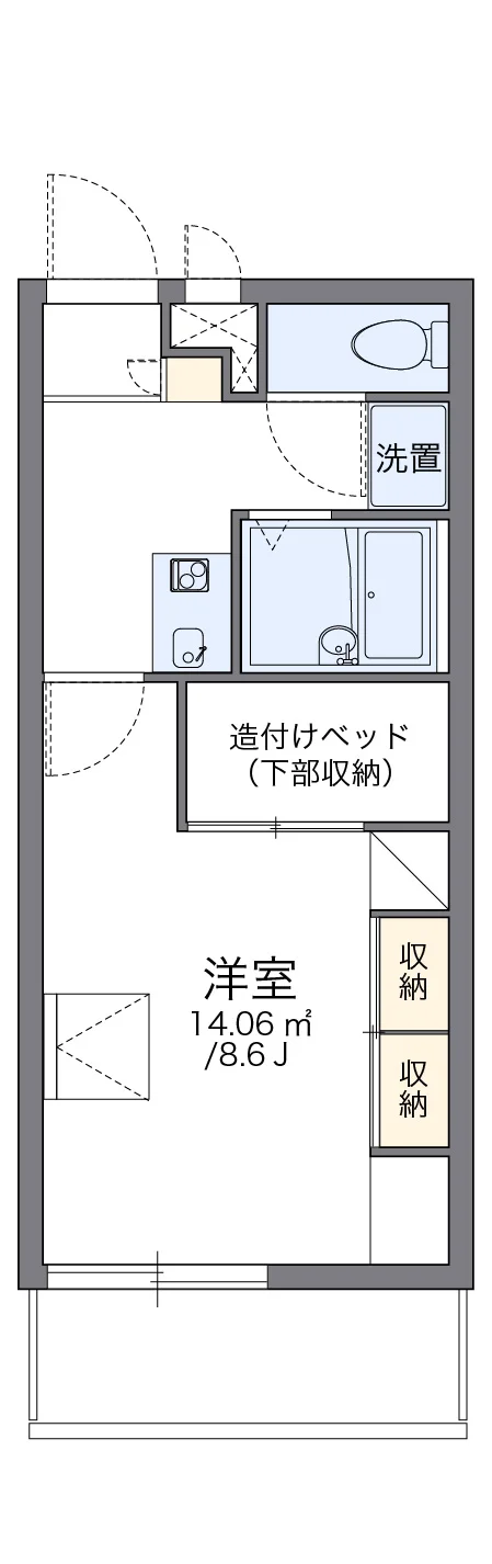代表的な間取のため実際の間取とは異なる場合があります