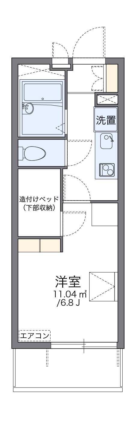 代表的な間取のため実際の間取とは異なる場合があります