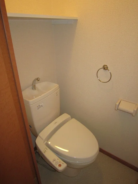 温水洗浄便座有、収納棚有