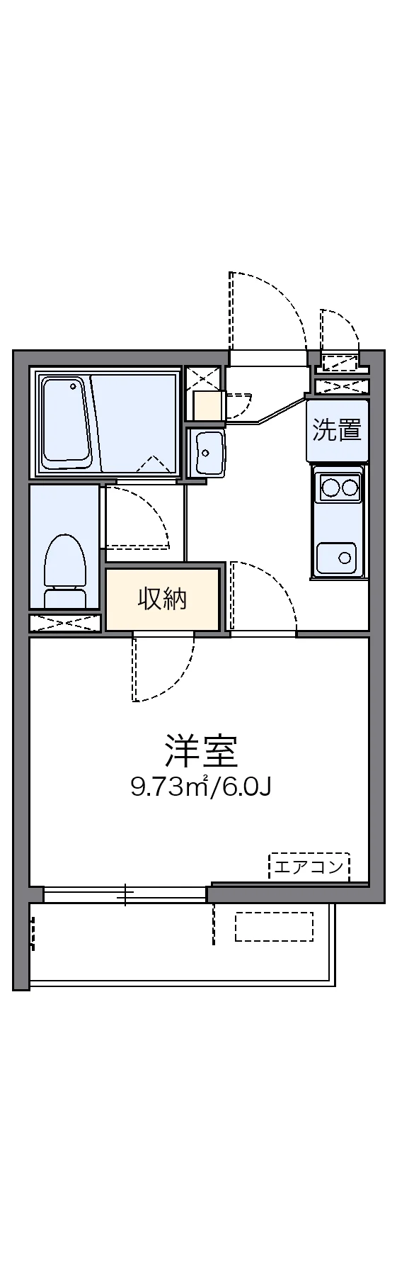 代表的な間取のため実際の間取とは異なる場合があります