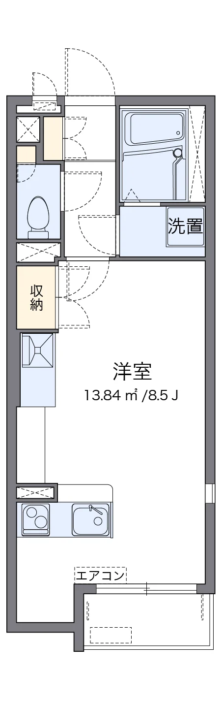 代表的な間取のため実際の間取とは異なる場合があります