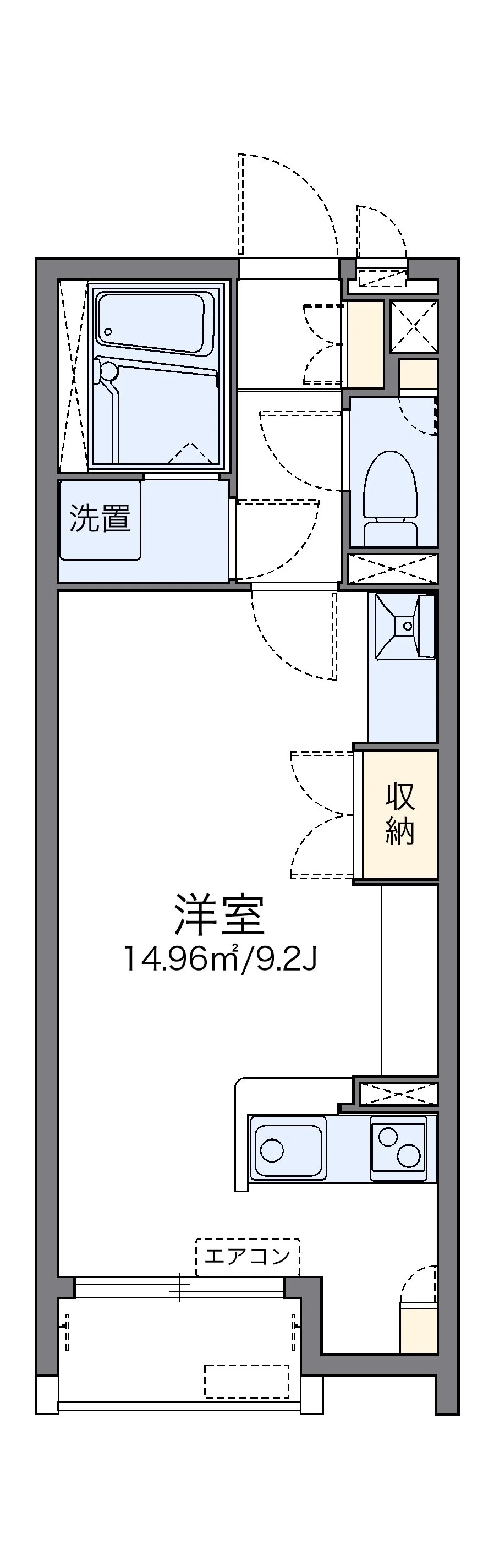 代表的な間取のため実際の間取とは異なる場合があります