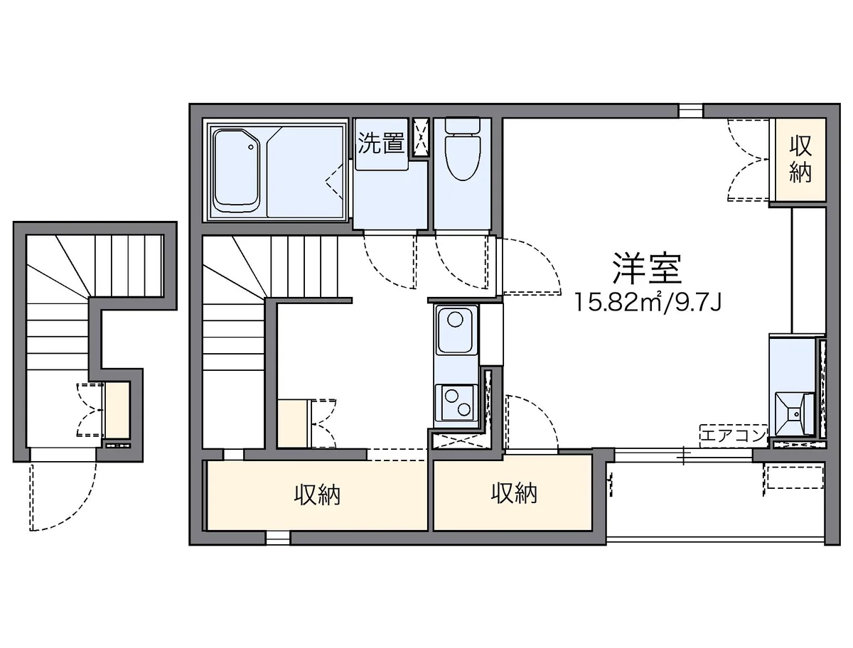 代表的な間取のため実際の間取とは異なる場合があります