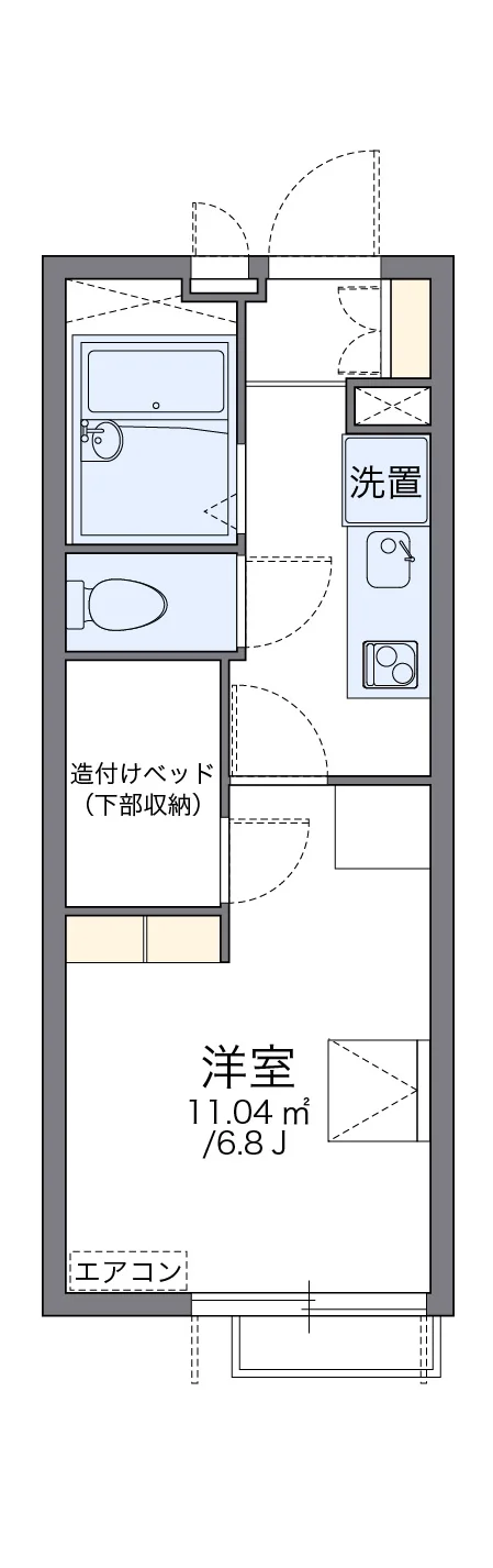 代表的な間取のため実際の間取とは異なる場合があります