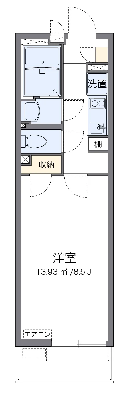 代表的な間取のため実際の間取とは異なる場合があります