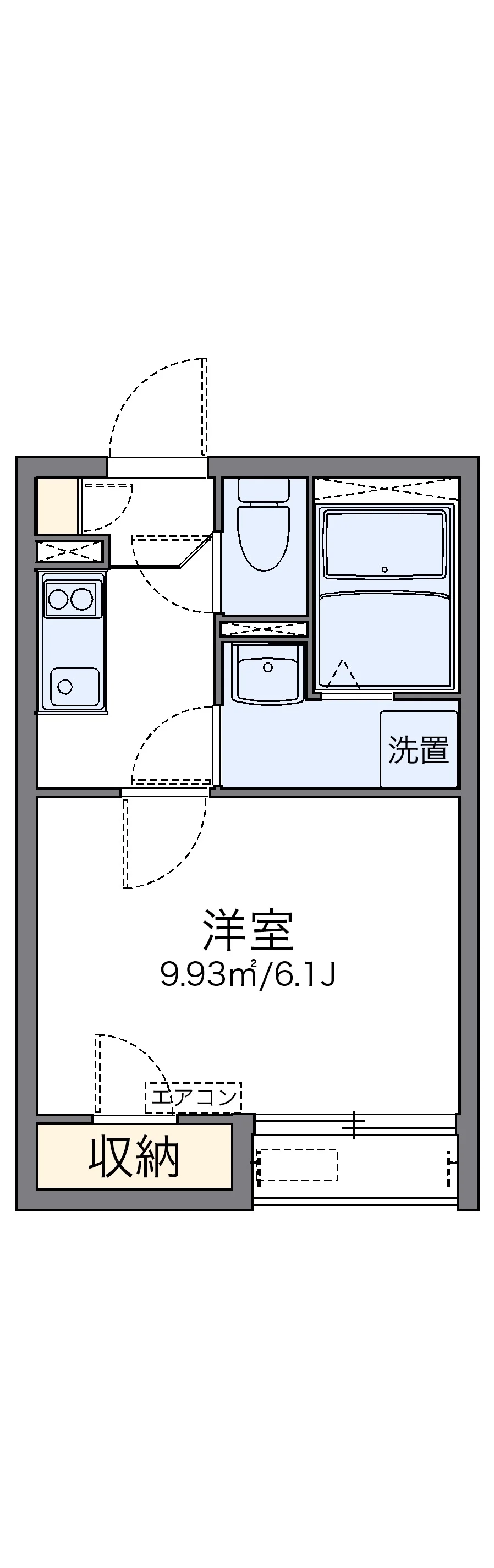 代表的な間取のため実際の間取とは異なる場合があります
