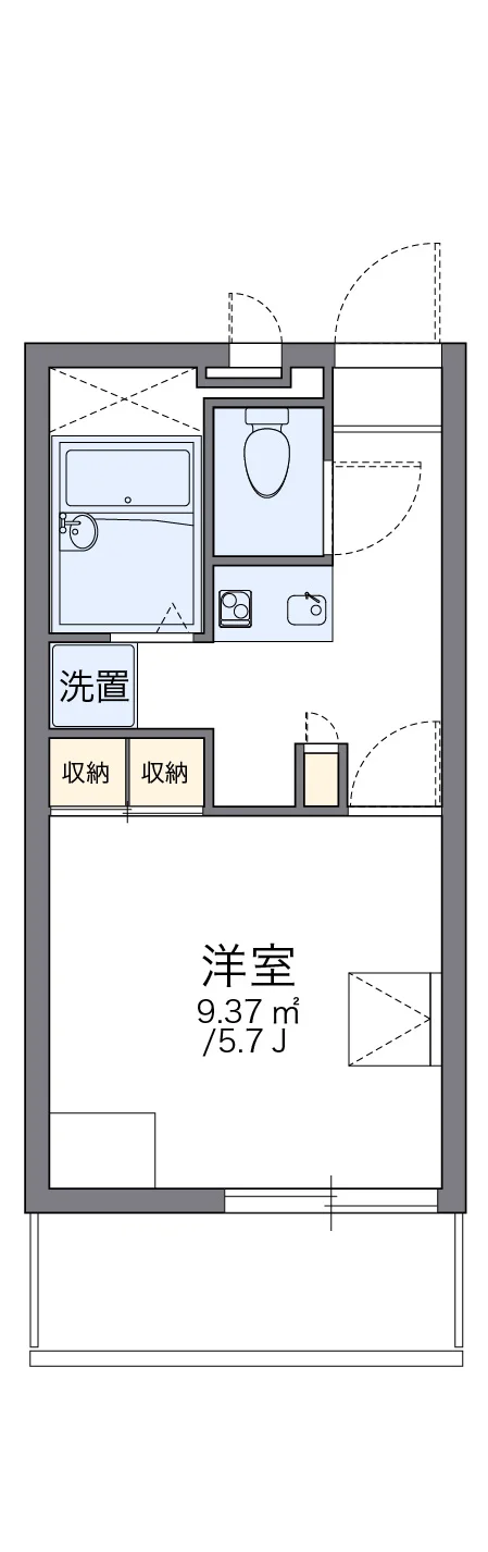 代表的な間取のため実際の間取とは異なる場合があります