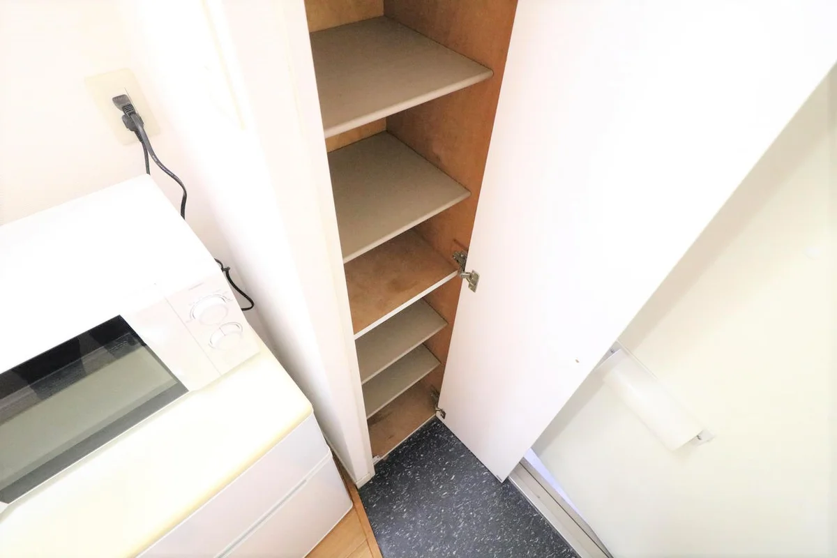 シューズボックス完備により女性でも安心