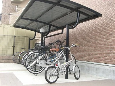 駐輪場　原付＆自転車のみ駐輪可能