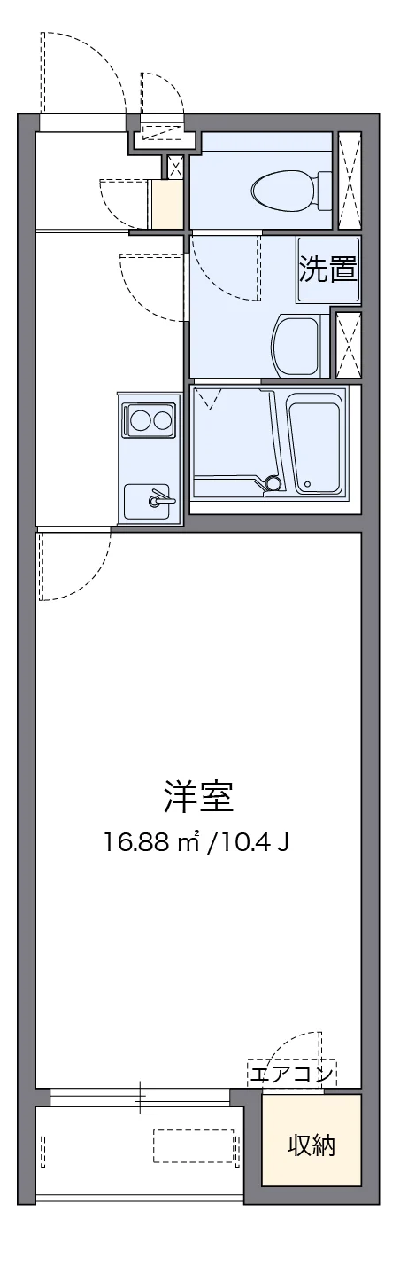 代表的な間取のため実際の間取とは異なる場合があります