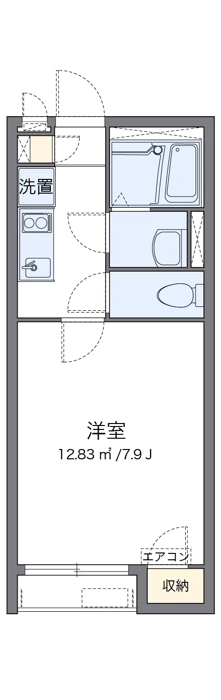 代表的な間取のため実際の間取とは異なる場合があります