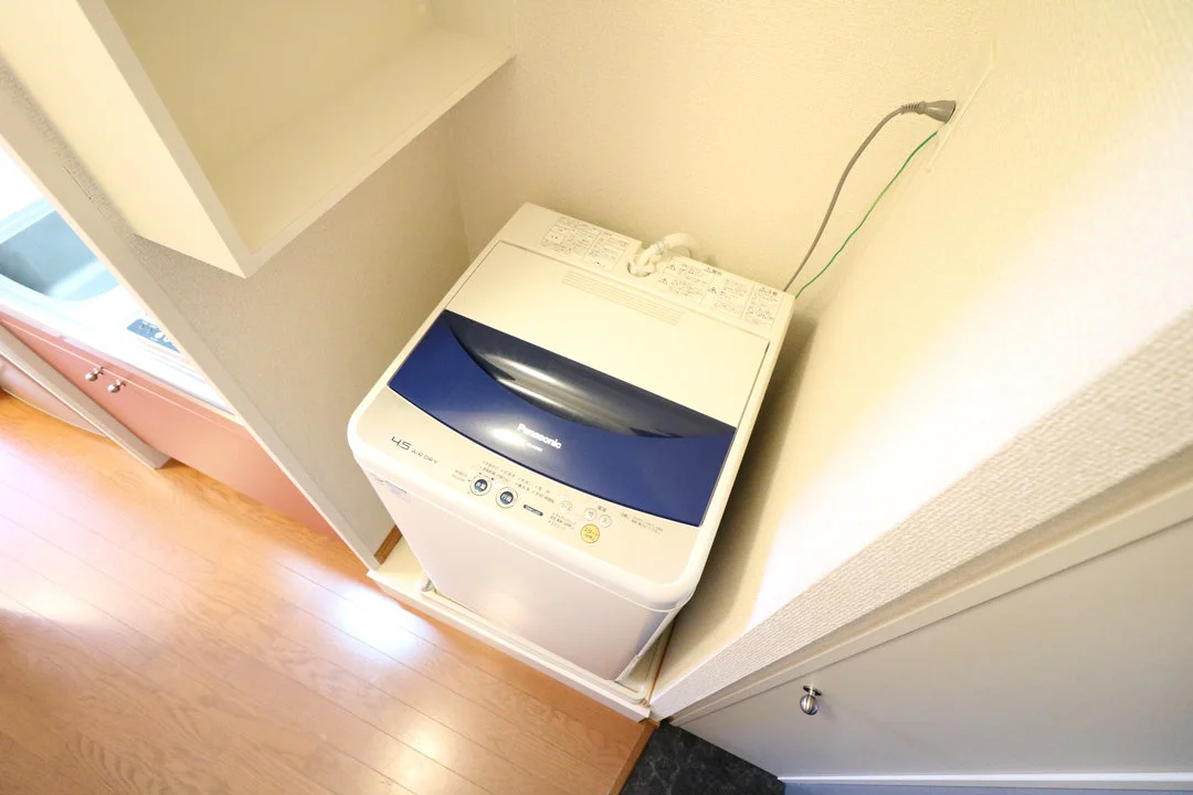 洗濯機完備によりお手軽に引越しが可能！