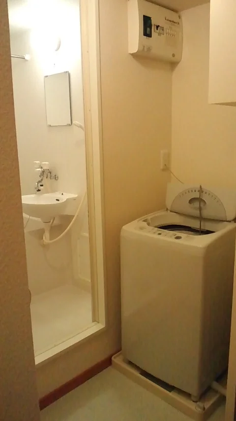 洗濯機も付いてます＾＾*)