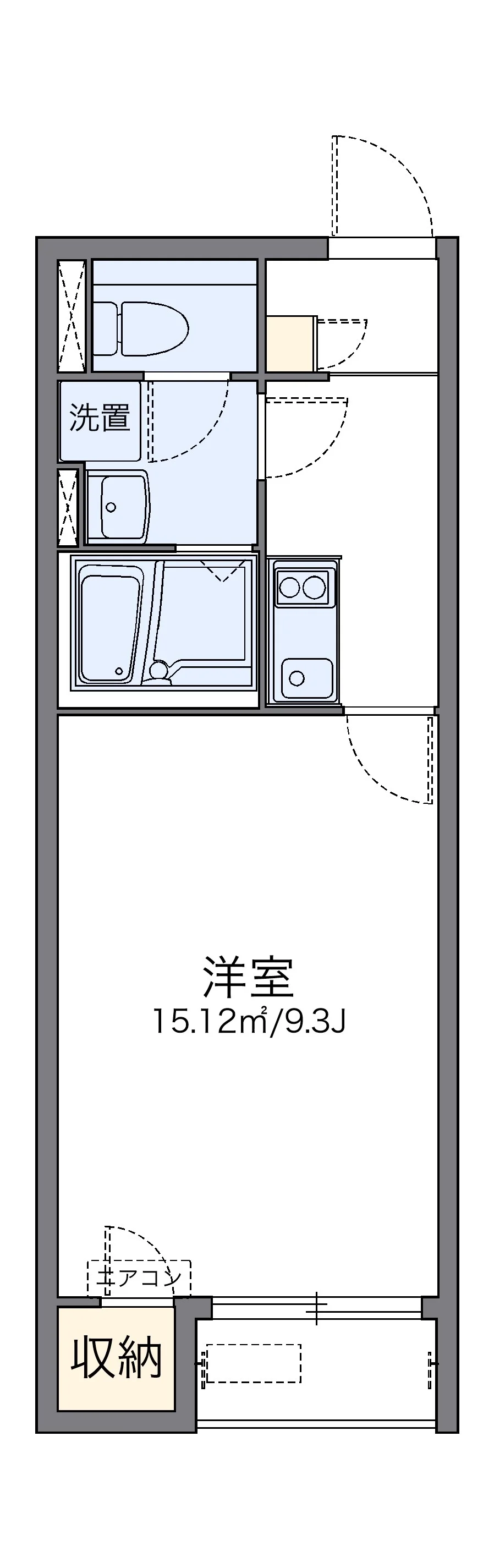 代表的な間取のため実際の間取とは異なる場合があります