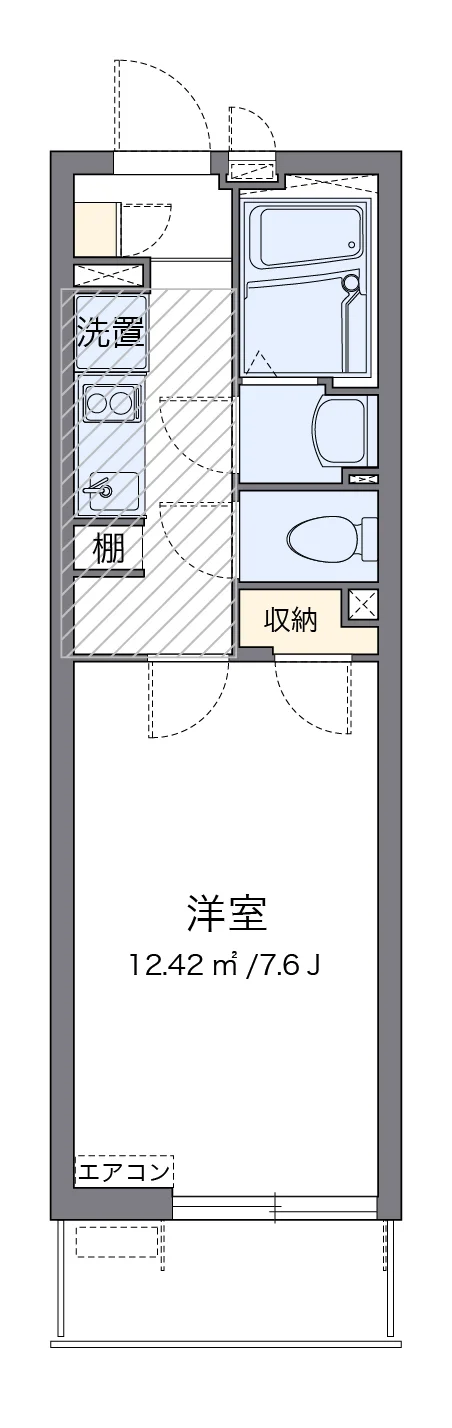 代表的な間取のため実際の間取とは異なる場合があります