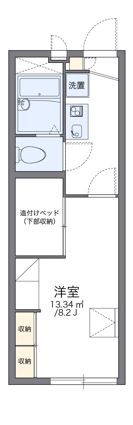 代表的な間取のため実際の間取とは異なる場合があります